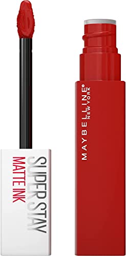 Maybelline New York, Superstay Matte Ink, Pintalabios Líquido Mate De Larga Duración, Color Altamente Pigmentado, Tono, 30 G, 330 Innovator, Vanilla, 5 Mililitro