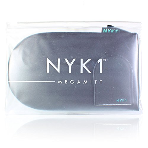 MegaMitt de NYK1 - Guante Para AutoBronceador de Doble Cara (Negra) Manopla Para Aplicación de Crema Auto Bronceadora, Acabado sin Rayas Para Usar con Mousse, Loción, Crema o Líquido