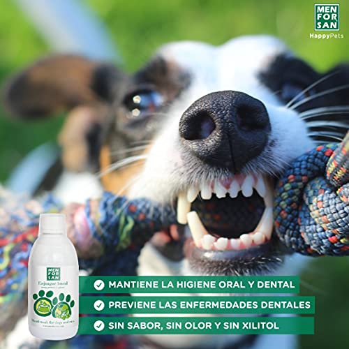 MENFORSAN - Antisarro enjuague bucal para perros y gatos, 500 ml