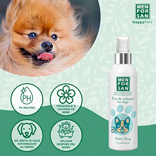 MENFORSAN Colonia para perros baby dog 125ml, Fresco y duradero