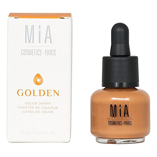 Mia Cosmetics-Paris, Color Drop Gold - Bronceador E Iluminador Facial - 5 Ml., Golden