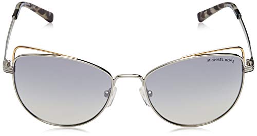 Michael Kors 11537B Gafas de Sol, Silver, 55 para Mujer