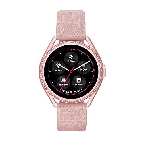 Michael Kors Connected Smartwatch Gen 5E MKGO para Mujer con tecnología Wear OS de Google, frecuencia cardíaca, GPS, NFC y notificaciones smartwatch