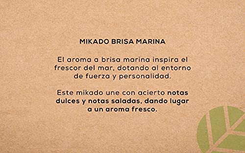 Mikado Ambientador ECO HAPPY 95ml. Con fragancia a brisa marina inspirada en el frescor del mar. Perfecto para cualquier estancia.