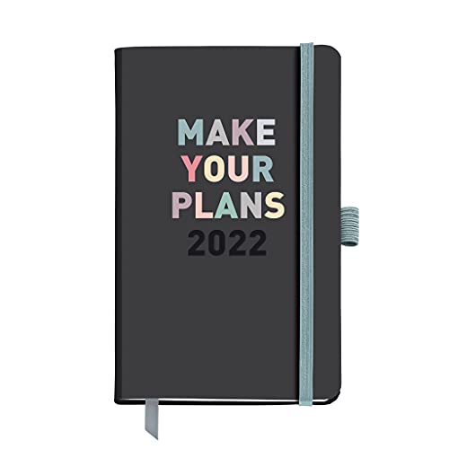 Miquelrius - Agenda anual 2022, Español, Multicolor (Make Plans), Passport 90 x 140 mm, 1 Unidad