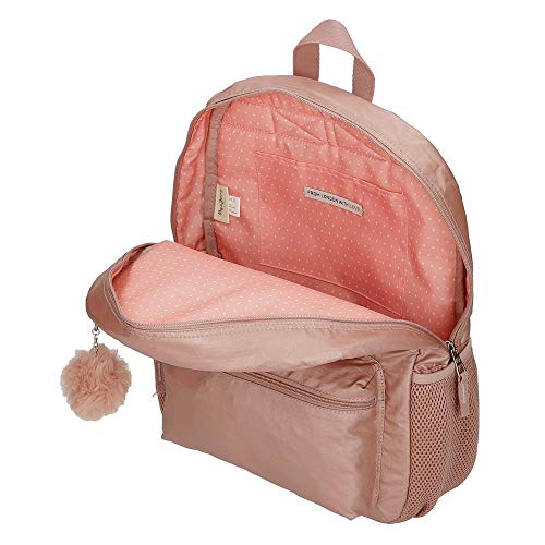 Mochila Pepe Jeans Celia, Rosa, 30 x 40 x 13 cm