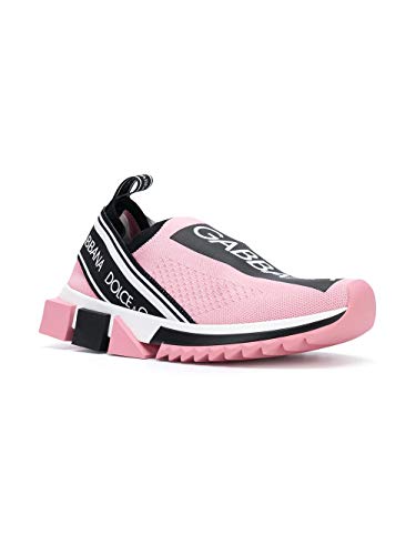 Moda De Lujo | Dolce E Gabbana Mujer CK1595AH6778B405 Rosa Poliéster Zapatillas | Temporada Permanente