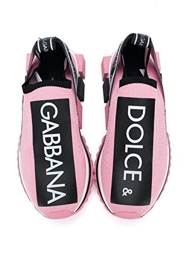 Moda De Lujo | Dolce E Gabbana Mujer CK1595AH6778B405 Rosa Poliéster Zapatillas | Temporada Permanente