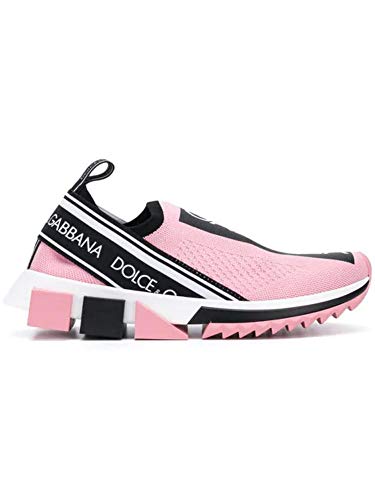 Moda De Lujo | Dolce E Gabbana Mujer CK1595AH6778B405 Rosa Poliéster Zapatillas | Temporada Permanente