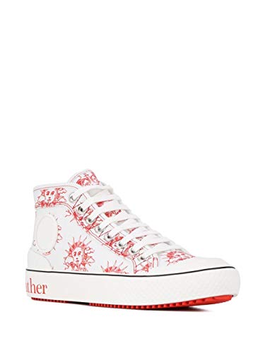 Moda De Lujo | Stella Mccartney Mujer 800033N0048K909 Blanco Algodon Zapatillas Altas | Ss21