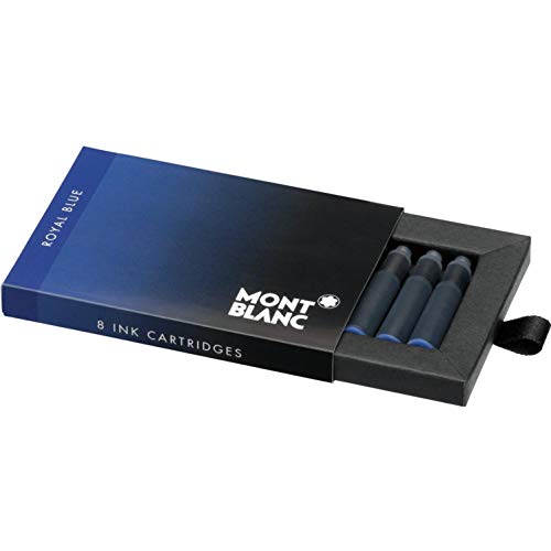 Montblanc U0105193 - Recambio de bolígrafo (Azul, Negro, Azul, Blanco, Pluma estilográfica, Caja, 8 pieza(s))