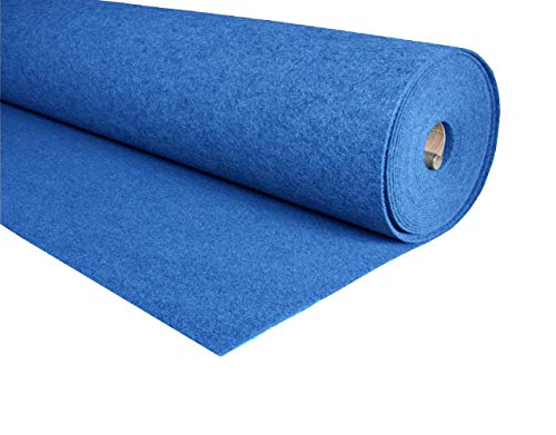 MOQUETA Azul, 280gr/m2, Venta por Metros, para Interior, Salón, Suelo [Ancho 200 cms]