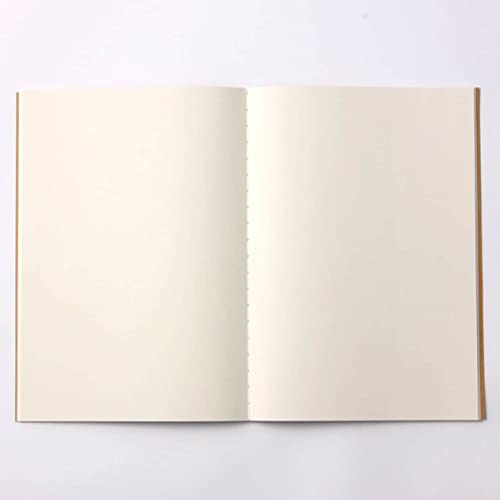 MUJI Cuaderno de papel de reciclaje liso rojo A5 (x10)