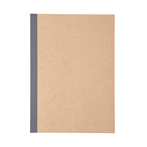 Muji Cuaderno de Papel Reciclado 10 Unidades, Rayas, Color Beige, B5