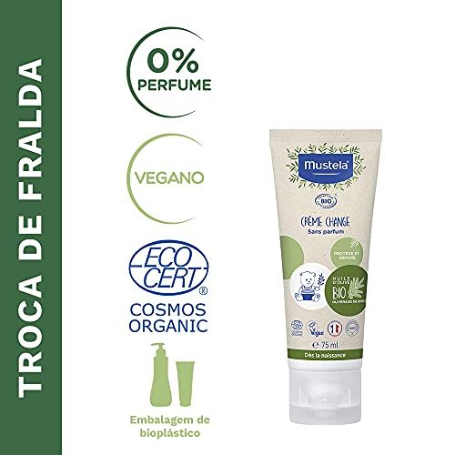 MUSTELA Crema pañal Bio 75ml. Tubo, Negro