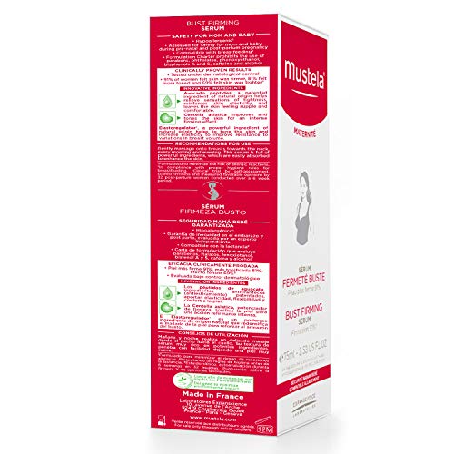 Mustela Suero reafirmante del busto de maternita, 75 ml