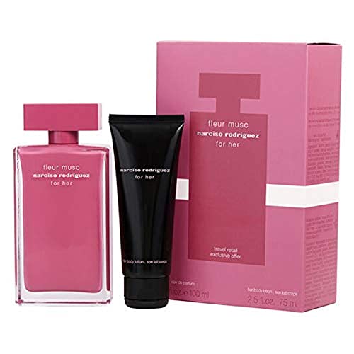 NARCISO RODRIGUEZ FLEUR DE MUSC EDP 100 ML + B/L 75 ML SET REGALO