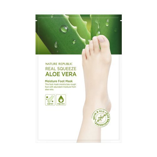 NATURE REPUBLIC Real Squeeze Aloe Vera Moisture Foot Mask