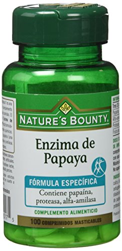 Nature's Bounty Enzima de Papaya - 100 Comprimidos