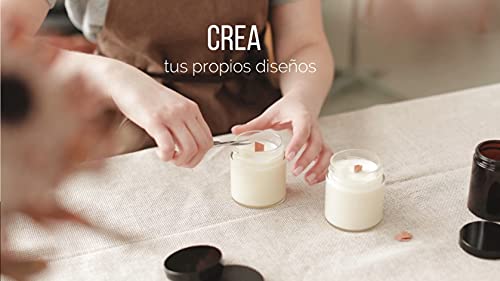 Naturgad | Cera de Soja para velas caseras 1Kg | 100% natural de color blanca con textura cremosa | Para hacer velas Perfumadas Aromáticas | Producida en España