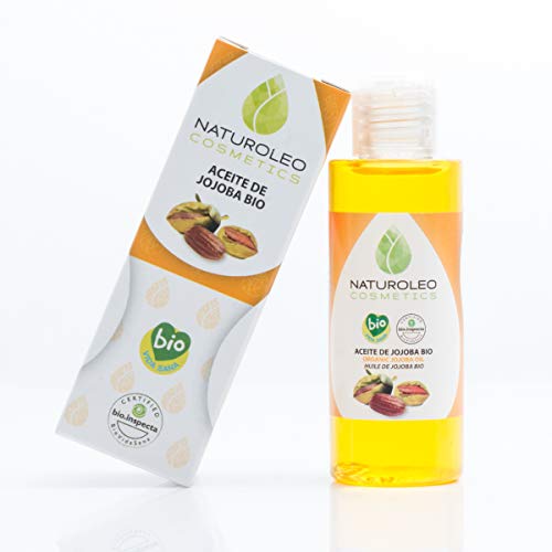 Naturoleo Cosmetics - Aceite Jojoba BIO - 100% Puro y Natural Ecológico Certificado - 50 ml