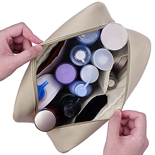 Neceser bolsa de aseo grande Dopp Kit cosmético bolsa de viaje organizador de maquillaje para mujeres y niñas