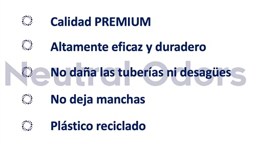 NEUTRAL ODORS - Eliminador de Olores de Bajantes (tuberías, cañerías, baños, sumideros) - 1 Litro