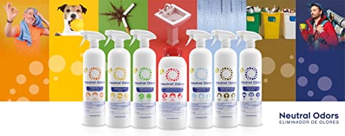 NEUTRAL ODORS - Eliminador de Olores de Bajantes (tuberías, cañerías, baños, sumideros) - 1 Litro