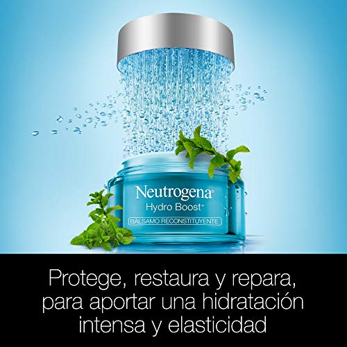 Neutrogena Hydro Boost Bálsamo Reconstituyente con Ácido Hialurónico, Hidratante Facial para Piel Seca, 50 ml