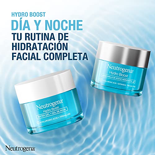 Neutrogena Hydro Boost Rutina de la Crema de Día y Noche, Hyaluronic Acid and Botanical Trehalose, Pack de 2 x 50 ml