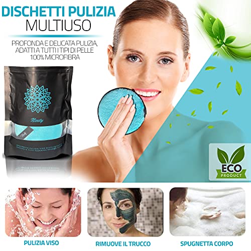 Nexty Esponjas de limpieza facial, lavables, 3 discos reutilizables