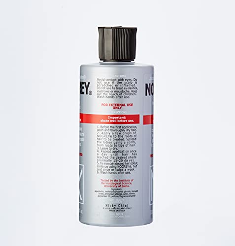 Nicky Chini® Nogrey - Loción para eliminar el pelo gris, 200 ml, extra con keratina