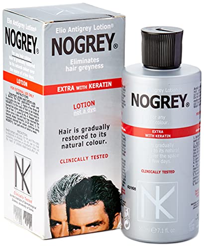 Nicky Chini® Nogrey - Loción para eliminar el pelo gris, 200 ml, extra con keratina