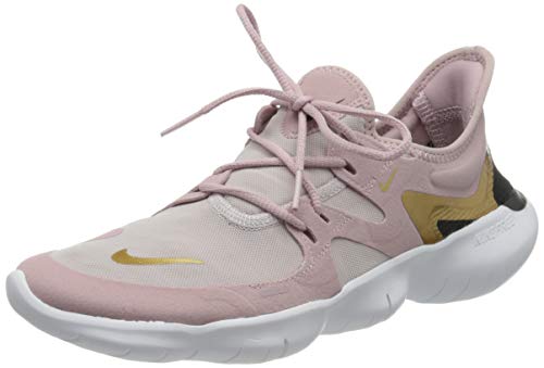 Nike Free RN 5.0, Zapatillas de Correr Mujer, Morado (Plum Chalk/Metallic Gold-Plati 501), 36.5 EU