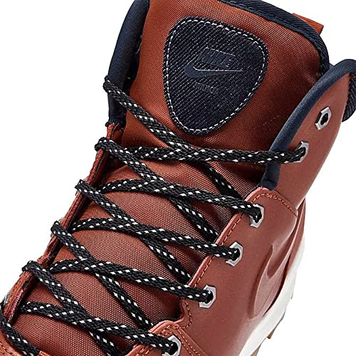 Nike Manoa Leather SE, Zapatillas Deportivas Hombre, Rugged Orange Rugged Orange Armory Navy Summit White Gum Lt Brown, 42 EU