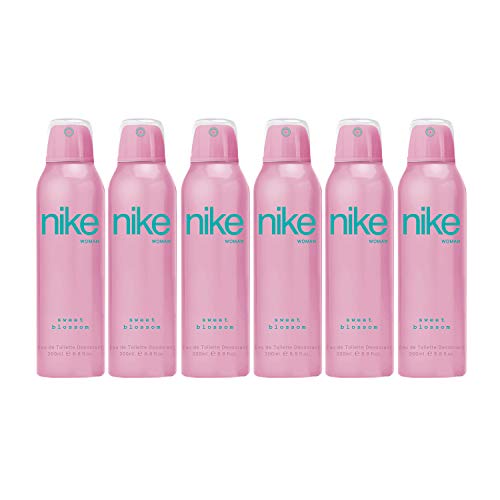 Nike Sweet Blossom, Desodorante Spray para Mujer, 200 ml - Pack de 6