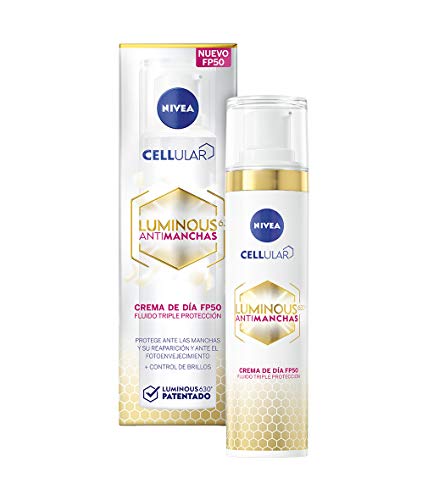 NIVEA Cellular LUMINOUS 630 Antimanchas Crema de Día FP50 + Antimanchas Sérum Tratamiento Avanzado 