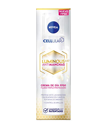 NIVEA Cellular LUMINOUS 630 Antimanchas Crema de Día FP50 + Antimanchas Sérum Tratamiento Avanzado 