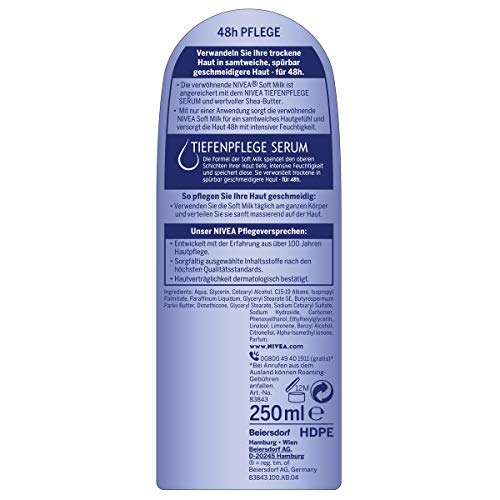 NIVEA Leche suave en dispensador, 625 ml