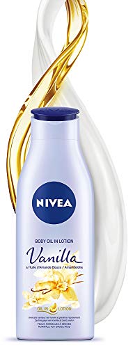 Nivea Loción Aceite-Corporal Aceite de Vainilla y Almendra, 200 g,88417