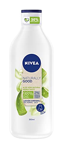 NIVEA Naturally Good Loción Corporal Aloe Vera Hidratante Piel Normal y Seca 350 ml