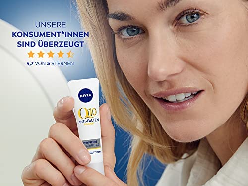 Nivea Q10 Power anti-arrugas + la racionalización Ojo Cuidado Para rejuvenecedora, feuchtigkeitsspendende Ojo Crema, 15 ml