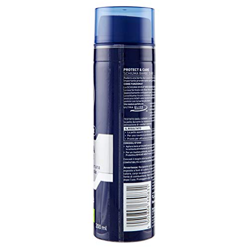 NIVEA Sch.barba barbe dure blu 200 ml. - Las espumas y cremas de afeitar