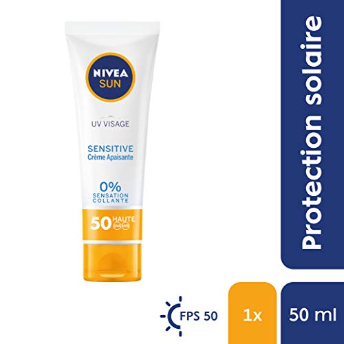 Nivea sun crema facial sensitive FPS 50 50 ml