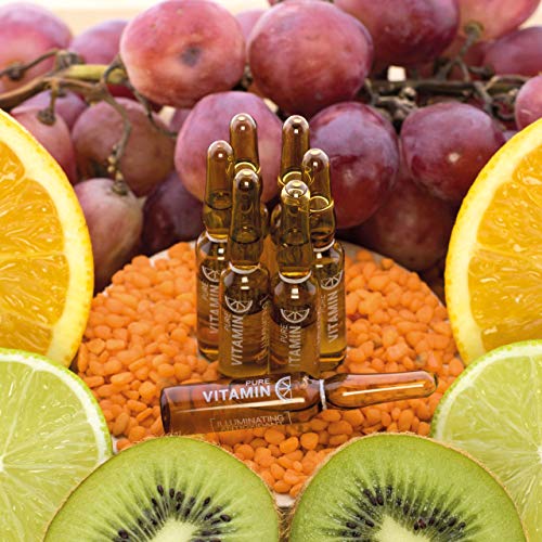 Noche Y Día Concentrado Iluminador Antioxidante Con Vitamina C - Pure Vitamin Anti-Ox 12 Ampollas x 2 Mililitro