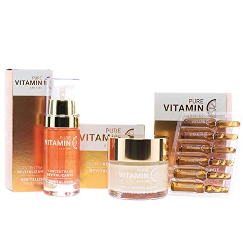 Noche y Día Pack Serum Concentrado Iluminador, Crema Antioxidante de Día y Concentrado Multivitamínico, 30 + 60 + 5 x 2 ml