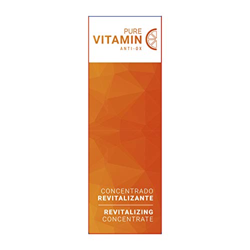 Noche Y Día Serum Concentrado Revitalizante Con Vitamina C Antioxidante - Pure Vitamin Anti-Ox, Sérum Iluminador Facial, 30 Mililitro