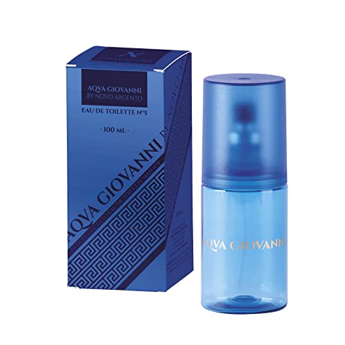 Novo Argento Colonias Hombre. 100 ml AGVA GIOVANNI Parfums Eau de Parfum Larga Duracion Perfect Man Regalo Navidad Chico Perfume Intenso Fragrancias Hombre