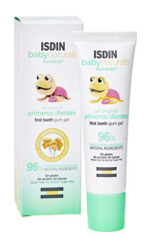 NutraISDIN Baby Naturals Gel Gingival Primeros Dientes Bebé, con Un 96% de Ingredientes de Origen Natural, 30 Mililitros