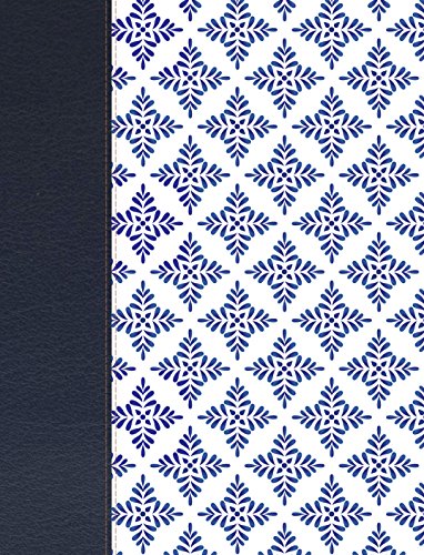 NVI Biblia de Apuntes blanco y azul símil piel: Nueva version internacional, blanco y azul símil piel / White and Blue LeatherTouch